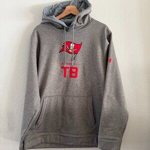 Under Armour Tampa Bay Buccaneers Gray XL Pullover Hoodie NFL Combine Authentic